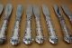 Gorham Strasbourg Collection 8 Sterling Silver Butter Knives - No Mono Gorham, Whiting photo 7