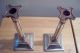 Antique Pair Of Classic Silver Over Copper (sheffield?) Candlesticks 10.  5 