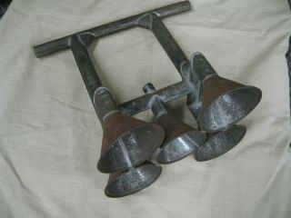 Unusual Hand Made Tin Utensil For Washing? Great Sculptural Form Great Display photo