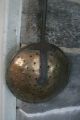 Antique Wrought Iron And Brass Hearth Ladle Primitives photo 5