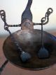 Primitive Early Hand Forged Wrought Iron African Lamp Anthropomorphic Folk Art Other photo 8
