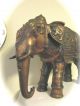 Extra Large Showpiece Antique Copper India Elephant Fully Caparisoned India photo 1