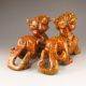 A Pair Of Chinese Jade Statue - Foo Dog Foo Dogs photo 3