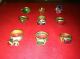 Antique Medieval Silver Ring With Gemstone (lot) Roman photo 3