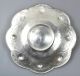 Antique Solid Silver Persian Persia Islamic Plate Charger Bird Flower Engraved Asia photo 2
