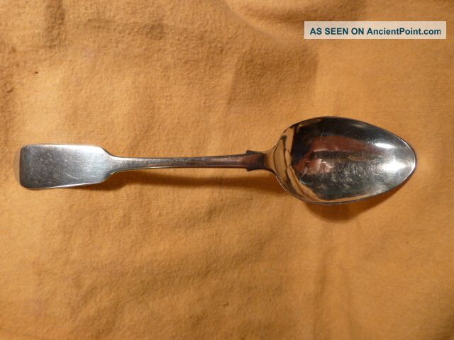 Silver Desert Or Soup Spoon 1830 George 1vth By William Eaton United Kingdom photo