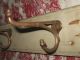 Antique Aesthetic Victorian Cast Iron Coat Or Hat 2 Hook Rack With Acorn Finials Hooks & Brackets photo 5
