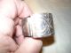 Antique Silver Colored.  Initialed.  Napkin Ring Napkin Rings & Clips photo 2