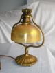 Tiffany Harp Arm Desk Lamp - Gold Gilt Bronze & Gold Damascene Favrile Shade Art Nouveau photo 7
