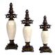 Awesome French Parisian Style Set Of 2 Ceramic Candle Holders. Chandeliers, Fixtures, Sconces photo 2