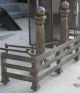 Antique Arts And Craft Hammered Fireplace Set Peerless 1927 Hearth Ware photo 1