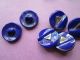 Antique Blue Glass Buttons For Your Project Buttons photo 2