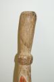 Antique Stone Carved Snake Stick Wood Cane Ethnographic Aboriginal Art Folk Art Pacific Islands & Oceania photo 7