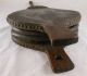 Great 18th Or Early 19th Century Elmwood Bellows,  Iron Nozzle,  Leather Primitives photo 5