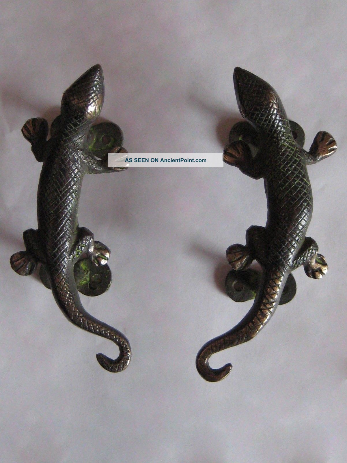 Lizard Brass Door Handle 5.  5 