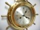 Vintage Salem German Marine Ships Brass Clock Service Clocks photo 9