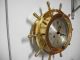 Vintage Salem German Marine Ships Brass Clock Service Clocks photo 1