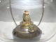 Antique Brass Copper Glass Globe Shade Kerosene Bridge Lantern Lamp Nautical? Nr Lamps & Lighting photo 3