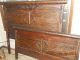 Antique Bed Full Size Tiger Oak Circa 1800 ' S Must See 1800-1899 photo 2