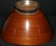 Eames Mid Century Modern Wooden Salad Bowl W/ Wallace Sterling Base Scarce Wallace photo 2