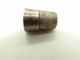 Antique Old Sterling Silver Floral Pattern Sewing Seamstress Thimble Tool Thimbles photo 10