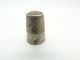 Antique Old Sterling Silver Floral Pattern Sewing Seamstress Thimble Tool Thimbles photo 1