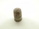 Antique Old Sterling Silver Floral Pattern Sewing Seamstress Thimble Tool Thimbles photo 3