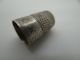 Antique Old Sterling Silver Floral Pattern Sewing Seamstress Thimble Tool Thimbles photo 6