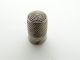 Antique Old Sterling Silver Floral Pattern Sewing Seamstress Thimble Tool Thimbles photo 8