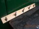 5 Victorian Style Art & Craft Cast Iron Coat Hooks On Reclaimed Pine Board Hooks & Brackets photo 2