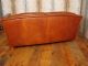 Stylish Shaped Leather Vintage Sofa. 1900-1950 photo 1