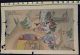 Set Of 4 Chinese Beauties In The Palace Paintings On Silk And Paper. Paintings & Scrolls photo 6