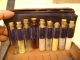 Travelling Civil War Apothecary With Test Tupes Leather Case And Meds Other photo 2
