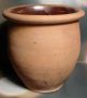 Antique Terracotta Bean Pot Crock Pottery Pa Region Clay Primitive Glazed Int Primitives photo 2
