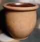 Antique Terracotta Bean Pot Crock Pottery Pa Region Clay Primitive Glazed Int Primitives photo 3
