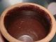 Antique Terracotta Bean Pot Crock Pottery Pa Region Clay Primitive Glazed Int Primitives photo 4