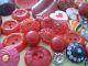 65 Buttons Lots Vintage Rhinestone New Glass Antique Czech Plastic Bakelite Sew Buttons photo 5