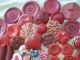 65 Buttons Lots Vintage Rhinestone New Glass Antique Czech Plastic Bakelite Sew Buttons photo 8