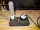 Vintage Wood Starrett Micrometer Box Desk Lamp Steampunk / Industrial Desk Lamp Lamps photo 1