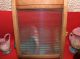 Vtg Old Small Victory Washboard Wood & Glass Neat Shabby Primitive Wall Decor Other photo 7