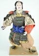 Japanese Samurai Ningyo Musha Antique Doll Pair Warrior Vintage Figure Pair Dolls photo 1