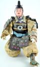 Japanese Samurai Ningyo Musha Antique Doll Pair Warrior Vintage Figure Pair Dolls photo 6