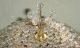 Gold Wash Metal Crystal Rock Beaded Ceiling Sconces Chandeliers, Fixtures, Sconces photo 2