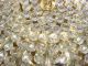 Gold Wash Metal Crystal Rock Beaded Ceiling Sconces Chandeliers, Fixtures, Sconces photo 3