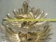 Gold Wash Metal Crystal Rock Beads Beaded Chandelier 16 Chandeliers, Fixtures, Sconces photo 10