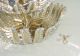 Gold Wash Metal Crystal Rock Beads Beaded Chandelier 16 Chandeliers, Fixtures, Sconces photo 8