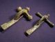 Two Roman Bronze Crossbow Brooch / Fibula 2 Roman photo 1