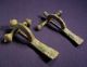 Two Roman Bronze Crossbow Brooch / Fibula 2 Roman photo 3