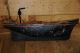 Huge Antique Model Ship Pond Boat Maritime Ship With Metal Hull And Wood Top Old Model Ships photo 7