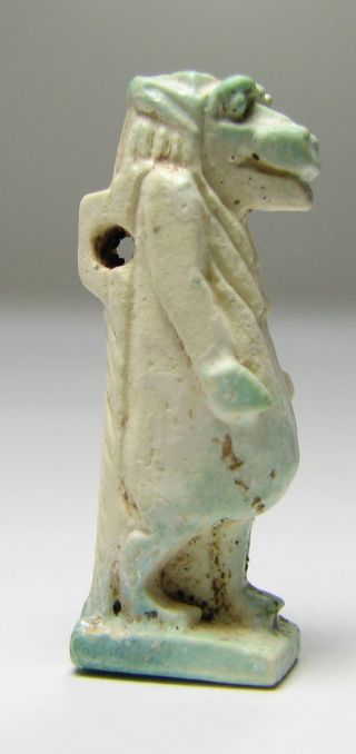 Pc2004uk An Egyptian Amulet Of Taurt In Glazed Faience 63t photo